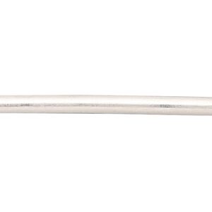 Wire, sterling silver, dead-soft, 4x1mm low-dome, 18 gauge, half-round. Sold per 1-foot pkg.