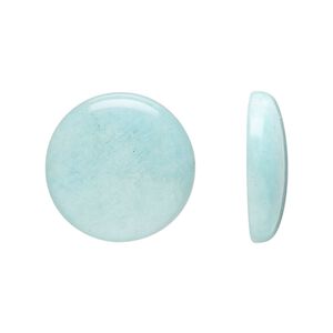 Amazonite 1pkg1, calibrated round cab natural 20mm