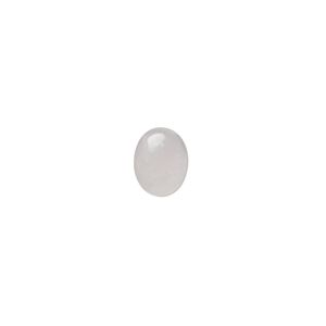 Rose quartz 1pkg16, calibrated oval cab natural 8x6mm