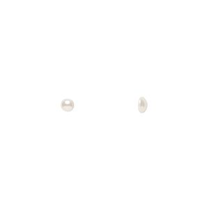 Cabochon 1440pk crystal white pearl, Swarovski&reg; 2.7-2.9mm hotfix SS10 2080/4
