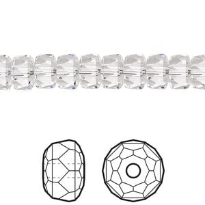 Bead 216pk crystal, Swarovski&reg; 8x5mm rondelle 5045
