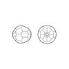 Bead 1pkg360 crystal urban grey, Swarovski&reg;, 6mm round 5000 image number 1