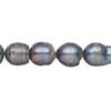 Freshwater pearl 1pkg1, freeform, 15.5-16 inch peacock 10x9mm-12x10mm cultured image number 0