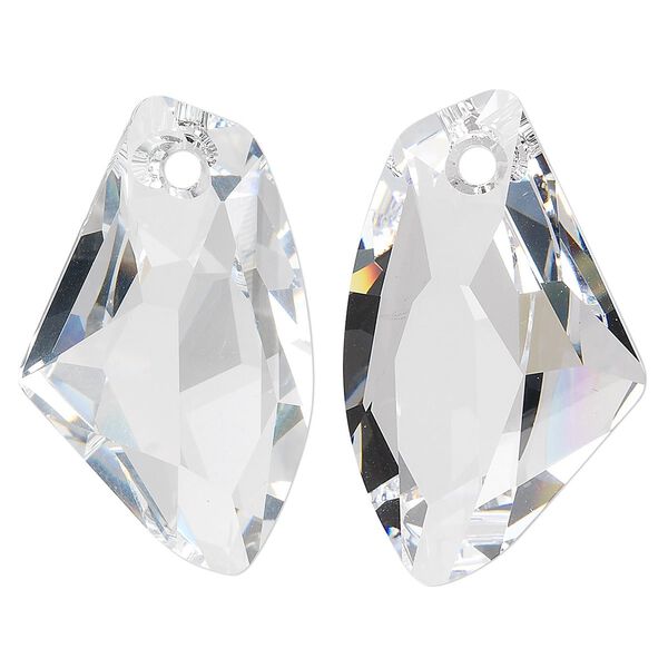Focal 6pk crystal, Swarovski&reg; 39x24mm pendant galactic vertical 6656 image number 0