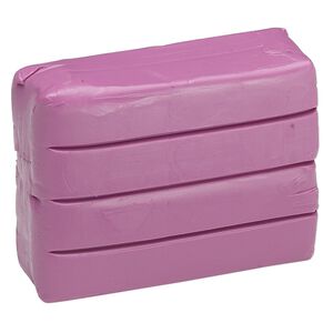 Polymer clay, Sculpey&reg; PREMO, mauve. Sold per 2-ounce bar.