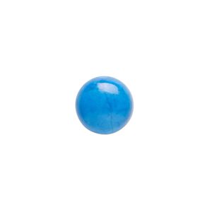 Howlite 1pkg10, calibrated round cab 10mm