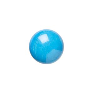 Howlite 1pkg6, calibrated round cab 14mm