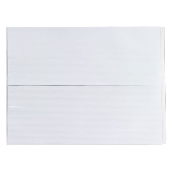 Adhesive strip, Art Edge&trade;, EVA foam, white, 2mm. Sold per 10-inch sheet. image number 1