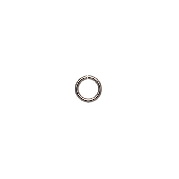 Jump ring 1pkg500 stainless steel, 6.5mm round, 19 gauge / 4.7mm inside diameter image number 0