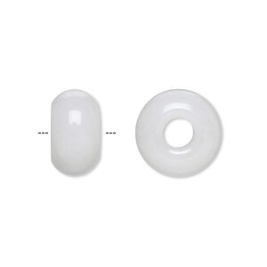 Snow quartz 1pkg2, rondelle bead natural 14x8mm Dione&reg;