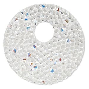 Iron-on transfer 1pk crystal AB, Crystal Passions&reg; 40mm go-go 72020