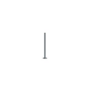 Head pin 1pkg500 gunmetal-plated, 1.5 inch, 21 gauge brass