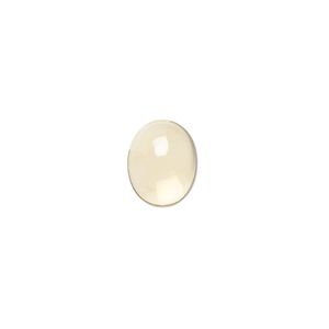 Citrine 1pkg1, hand-cut calibrated oval cab 10x8mm