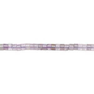 Banded amethyst 1pkg1, heishi bead natural 15.5-16 inch 3x1.5mm-3x2.5mm