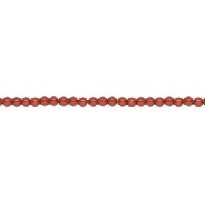 Pearl 1000pk dark coral pearl, Swarovski&reg; 2mm round 5810