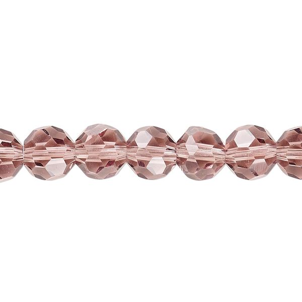 Bead 1pk 32 facets transparent medium purple, Celestial Crystal&reg; 8mm round 15.5-16 inch image number 0