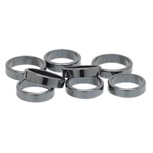 Hemalyke&trade; 1pkg100, flat ring mix 6mm wide