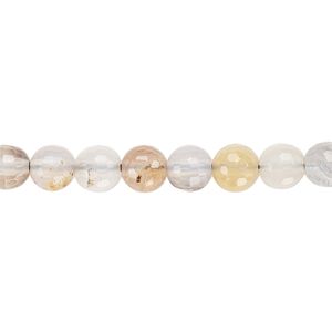 Madagascar multi-agate 1pkg1, faceted round bead natural B grade, 15.5-16 inch 6mm