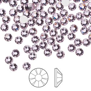 Flat back 1440pk mesmera foil back, Preciosa MAXIMA Czech crystal rhinestone 3.8-4mm chaton rose round SS16