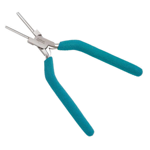 Pliers, Wubbers&reg; Designer Mandrel, pkg/1, small half-round mandrel, steel and rubber, 7 inches. image number 0
