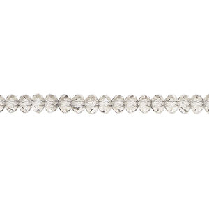 Bead 1pkg720 crystal urban grey, Swarovski&reg;, 4x3mm rondelle 5040