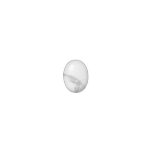 Howlite 1pkg10, calibrated oval cab natural 8x6mm