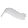 Display, bracelet, acrylic, frosted white, 7-2/3 x 4 x 1-5/8 inch ramp. Sold individually. image number 1