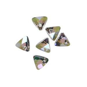 Drop 6pk crystal paradise shine, Crystal Passions&reg; 8mm pendant mini triangle 6628