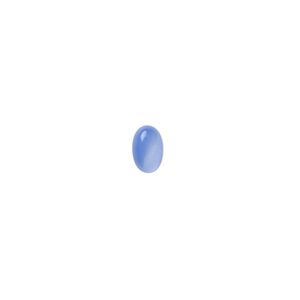 Blue agate 1pkg10, calibrated oval cab 6x4mm