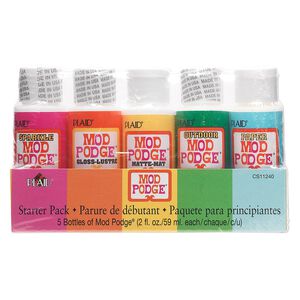 Glue sealer assortment 1pkg5 Mod Podge&reg;, clear, 2 oz (CS11240).