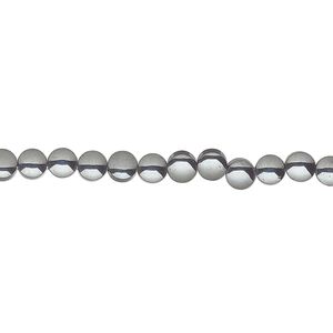 Hemalyke&trade; 1pkg1, flat round bead 15.5-16 inch 4mm