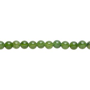 Quartz 1pkg1, round bead 15 inch 3-4mm
