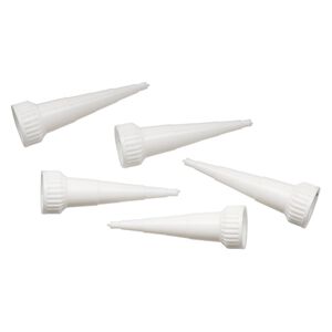 Nozzle, plastic, 2 inches, for use with E6000&reg; Jewelry and Craft Adhesive 1-ounce tubes. Sold per pkg of 5.