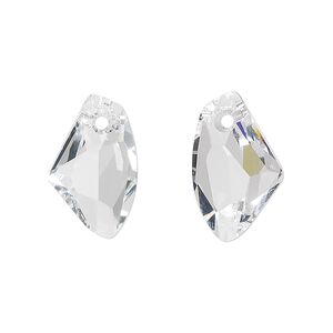 Drop 48pk crystal, Swarovski&reg; 19x11mm pendant galactic vertical 6656