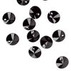 Drop 144pk jet, Swarovski&reg; 8mm pendant mini disk 6428 image number 1