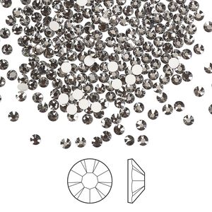 Flat back 1440pk crystal Biarritz foil back, Preciosa MAXIMA Czech crystal rhinestone 2.1-2.3mm chaton rose round SS7