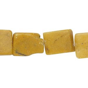 Marble 1pkg1, flat rectangle bead 15 inch 16x13mm-20x16mm