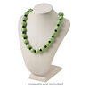 Display, necklace, leatherette, cream, 9 x 7 x 5 inches. Sold individually. image number 3