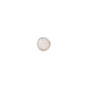 Bead 1pkg1, pink opal (natural) and sterling silver, 6.5mm top-drilled double-sided faceted flat round. image number 0