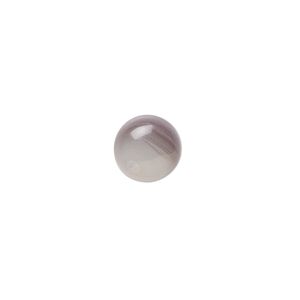 Botswana agate 1pkg2, calibrated round cab natural 10mm