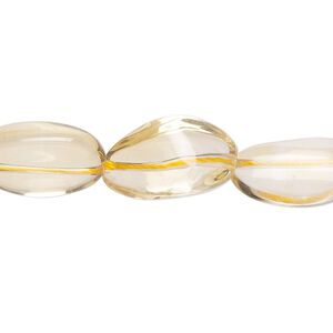 Citrine 1pkg1, hand-cut nugget bead 15 inch medium