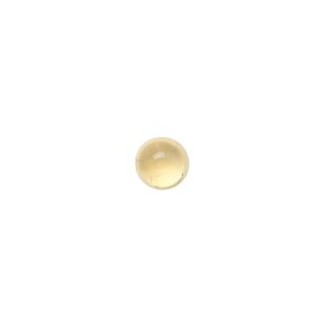 Citrine 1pkg1, hand-cut calibrated round cab 6mm