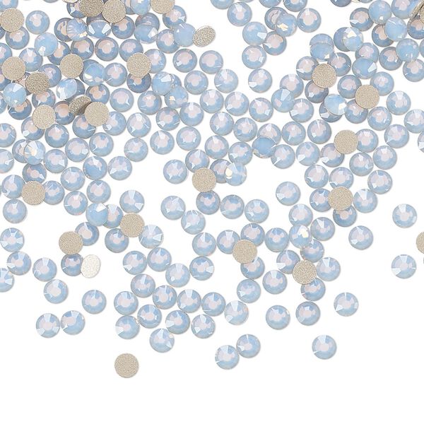 Flat back 1440pk light sapphire opal foil back, Preciosa MAXIMA Czech crystal rhinestone 2.5-2.7mm chaton rose round SS9 image number 0
