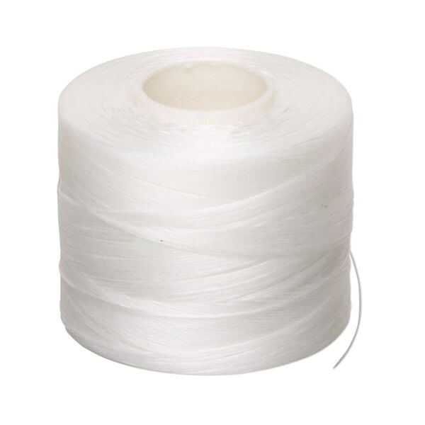 Thread, Nymo&reg;, nylon, white, size B. Sold per 350-yard spool. image number 0