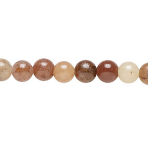 Purple aventurine 1pkg1, round bead natural, 15.5 inch 6-7mm