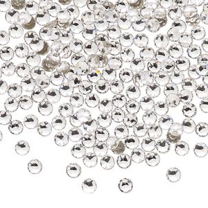 Round stone 1440pk crystal clear foil back, Swarovski&reg; PP24 light round 1098