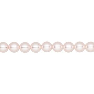 Pearl 100pk rosaline, Crystal Passions&reg; 5mm round 5810