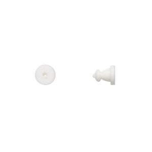 Earnut 1pkg100, 6x5mm, rubber 50 pair