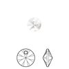 Drop 12pk crystal, Crystal Passions&reg; 8mm pendant mini disk 6428 image number 0