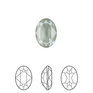 Fancy stone 1pk crystal agave ignite LacquerPRO, Crystal Passions&reg; 14x10mm oval 4120
